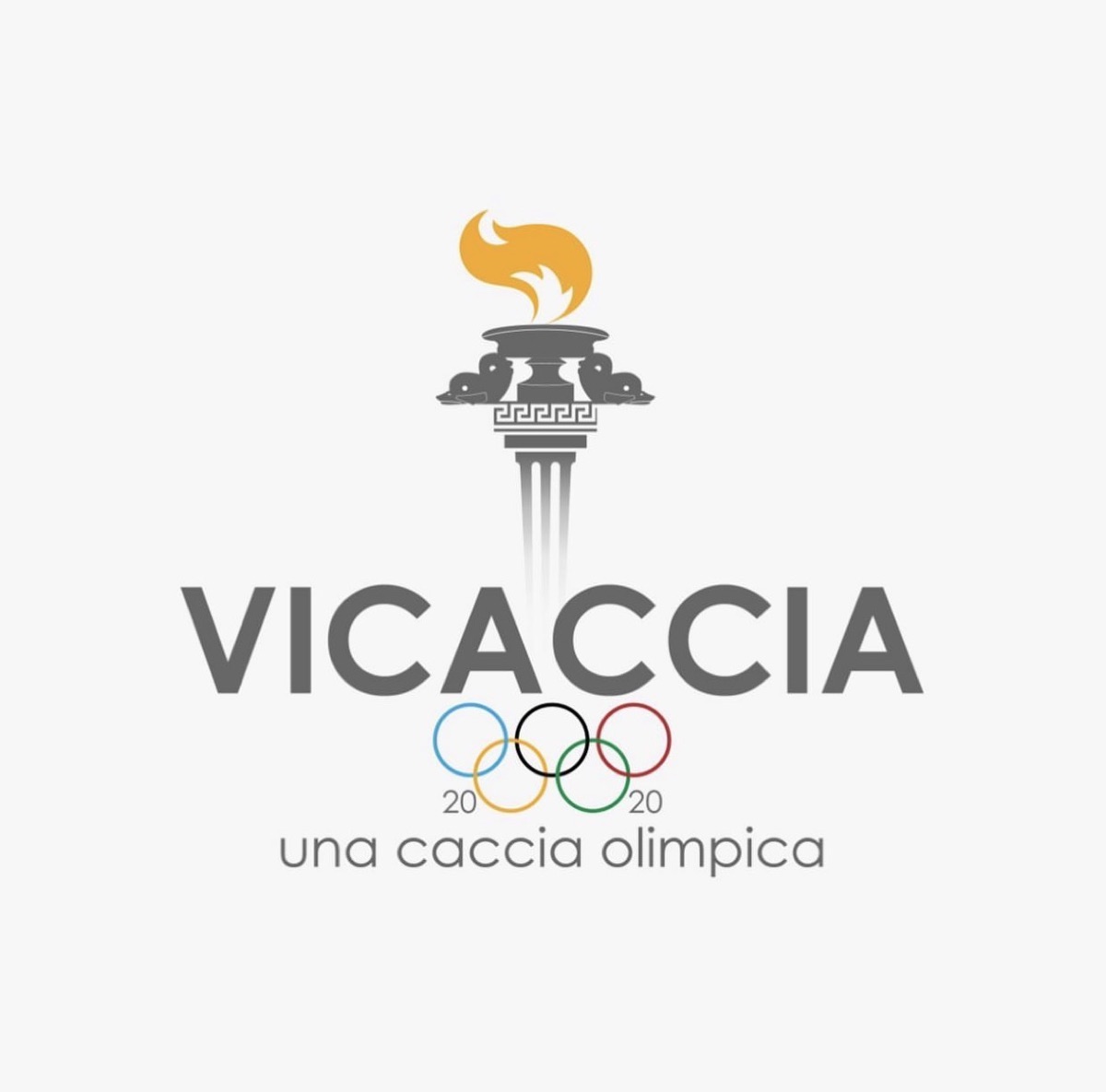 Logo Vicaccia 2020, una caccia olimpica